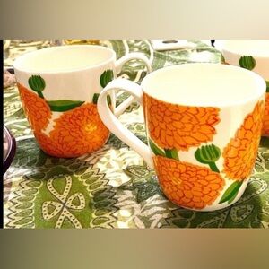 Iittala Merimekko Primavera Coffee-Tea Cups.Pristine. Priced Seperately.$23 each